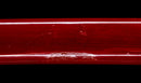 Katana Antigua Japonesa con Saya Roja y Tsuba Fukurin Momiji Dorada