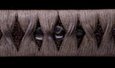 Katana Antigua Japonesa, Tsuba de Aves Acuáticas firmada Awataguchi