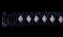 Katana Antigua Japonesa con Koshirae de Laca Negra y Tsuba de Hierro con Motivo de Plumas firmada Chikushi Tadamasa - Hozon