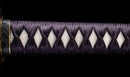 Katana Antigua Japonesa con Tsuba Karakusa, firmada Chōshū Fujiwara Kiyoshige — NBTHK Hozon
