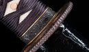 Katana Antigua Japonesa con Tsuba Karakusa, firmada Chōshū Fujiwara Kiyoshige — NBTHK Hozon
