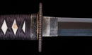 Katana Antigua Japonesa con Tsuba Karakusa, firmada Chōshū Fujiwara Kiyoshige — NBTHK Hozon