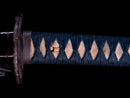 Katana Antigua Japonesa con Sukashi de Hierro y Koshirae